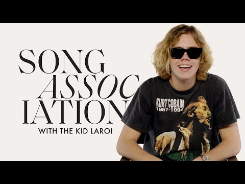 The Kid LAROI Sings Kanye West, Drake and "STAY" in a Game of Song Association | ELLE