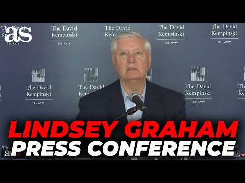 LINDSEY GRAHAM: "Make Iran Great Again" | ISRAEL PRESS CONFERENCE