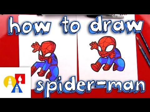 How To Draw Cartoon Spider-Man