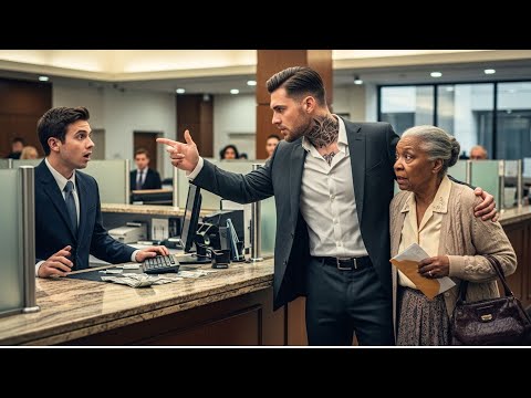 Elderly Black Woman Humiliated at the Bank… But the Mafia Boss Was There