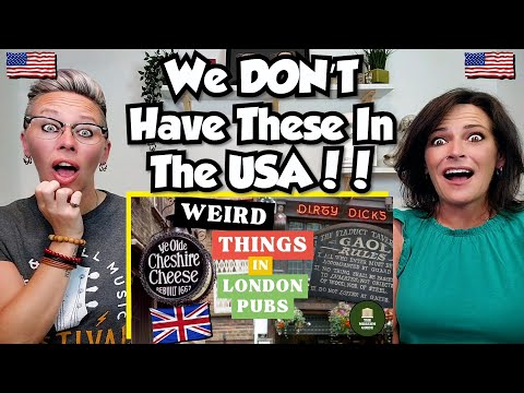 American Couple Reacts: The Strangest Things in London's Pubs - A Guided Pub History Tour! *CRAZY*