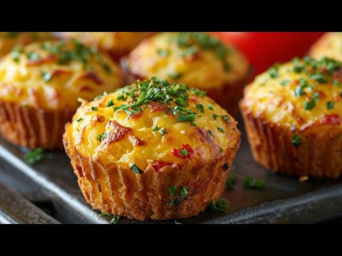 ❗️Diese Kartoffelmuffins kann man jeden Tag essen! Lecker und einfach, in nur 10 Minuten!