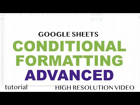 Advanced Conditional Formatting - Google Sheets - Use Formulas, Cell References