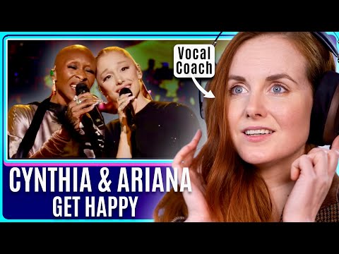 Wicked's Cynthia Erivo & Ariana Grande Are PERFECT Together  ❤️ | Vocal Coach Analysis - Get Happy