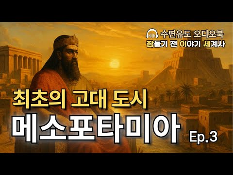 이야기로 듣는 최초의 고대 도시, 메소포타미아 - 인류 문명의 첫심장 | 중간광고X | 잠들기전 이야기 세계사 | 수면 오디오북