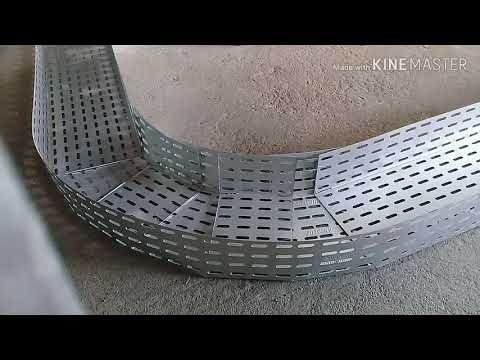 como fazer Curva em eletrocalha 90°