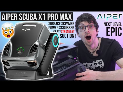 2025's Best All-Round Pool Cleaning Robot! - Aiper Scuba X1 Pro Max Review & Test (Next Level Power)