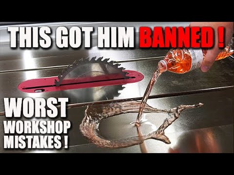 How to get BANNED from a woodworking shop forever!