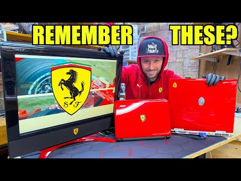 When PCs Had Horsepower: My Acer Ferrari Laptop Gets a Rebuild!