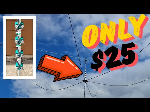 The $25 Hexbeam Antenna Centre Post you can build easily.