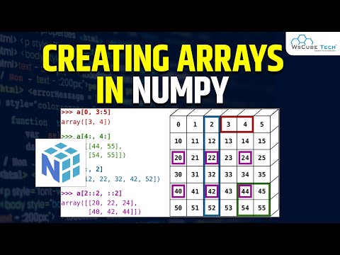 NumPy Arrays - How to Create NumPy Array | Machine Learning Tutorial