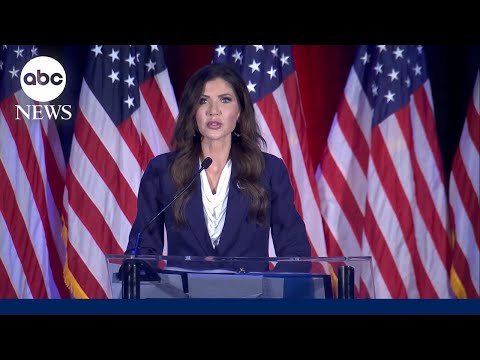 Kristi Noem speaks after being fired as DHS secretary