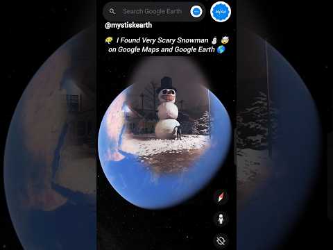 😶‍🌫️😱 I Found Very Scary Snowman 😶‍🌫️ on Google Maps and Google Earth 🌎 #mystisk #map