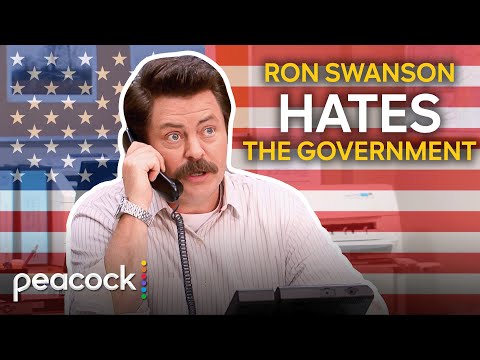 Only Ron Swanson Hates the Government This Much | Parks and Recreation