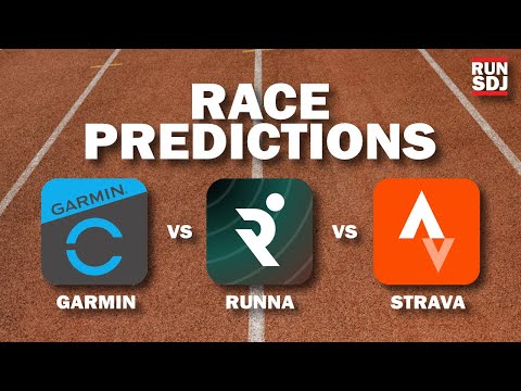 I ranked RACE PREDICTIONS from RUNNA, GARMIN & STRAVA with Surprising Results!