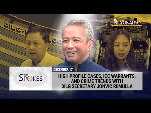The Spokes: High Profile Cases and Crime Trends Inside DILG | Jonvic Remulla