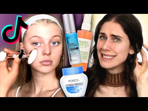 Esthe Reacts to Loren Gray's Tiktok Skincare Routine