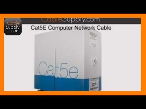 Networking Technicians Install Cat5e Cable on a Patch Panel & 66 Block