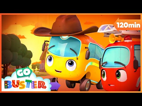 🤠 Learn about Cowboys with Buster! | Go Learn With Buster | Videos for Kids