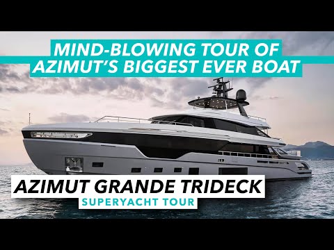 Mind-blowing tour of Azimut's biggest boat ever! Azimut Grande Trideck tour | Motor Boat & Yachting