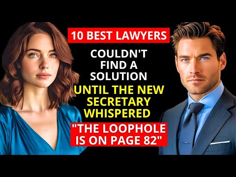 10 of his best LAWYERS couldn't find a solution, until the new SECRETARY whispered...