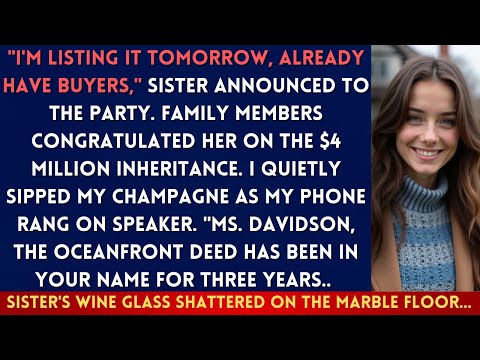 At Dad's Birthday, Sister Said "The Beach House Is Mine Now"—Then The Property Attorney Called...