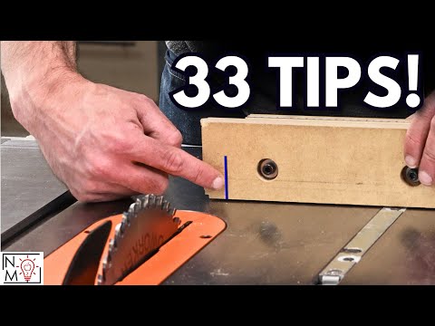 33 Tips for Better Table Saw Cuts | Improve Your Accuracy