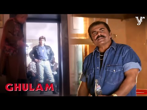 Ghulam Ka Asli Khalnayak, Sharat Saxena Ka Darr! | Ghulam Ka Sabse Khatarnaak Villain | Aamir Khan