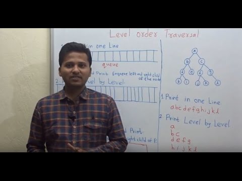 Level Order Traversal of a Binary Tree (level by level and as a whole)
