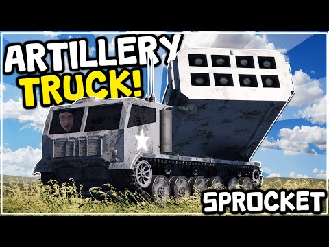 I Built A POWERFUL TRACKED ARTILLERY TRUCK In Sprocket!