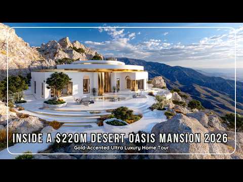 World’s Most Luxurious Desert Home 🏜️ | $220M Modern Oasis Mansion 2026