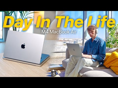 Day In The Life With The M4 MacBook Air (Battery, Performance & M1 Pro Comparison)