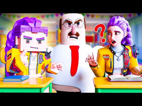 RUMI MINECRAFT AT SCHOOL?! KPop Demon Hunters Animation