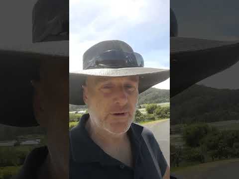 Alexander Graham Berry short chat.. out at Coolangatta Mountain.