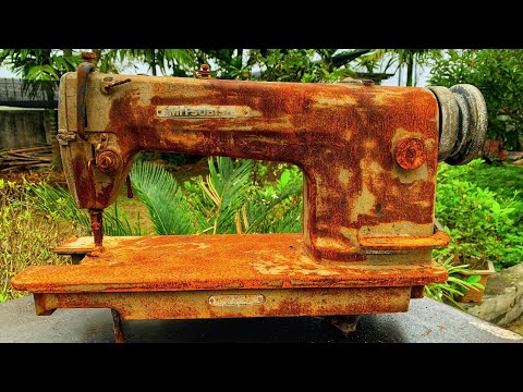 Restoration Mitsubishi sewing machine antique Japan | Restore Engineer method of sewing tools old