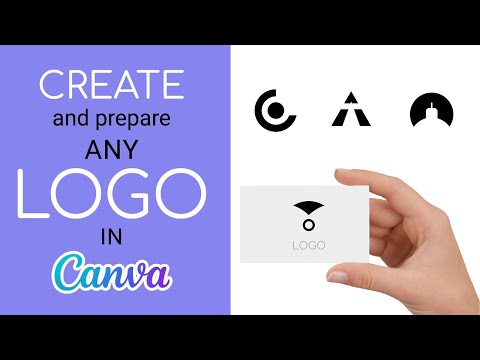 How to Create and Prepare Any Logo in Canva | Logo Design Tutorial