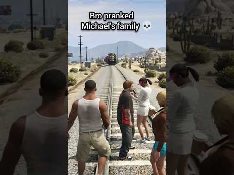 bro pranked michael's family #gta #gta5