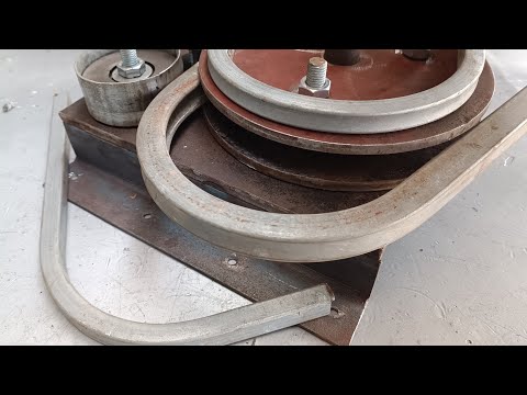 Cách làm vam uốn sắt vuông sáng tạo - How to make creative square iron crimping hammer.