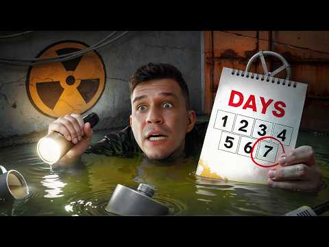 I Spent 7 Days in an Underground Bunker! Barely Survived! Don’t Try This!