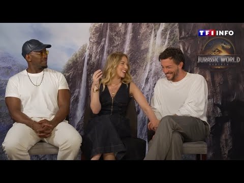 Jonathan Bailey, Scarlett Johansson and Mahershala Ali interview by TF1 Info
