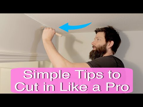Cutting In Along the Ceiling(Tools and Technique)