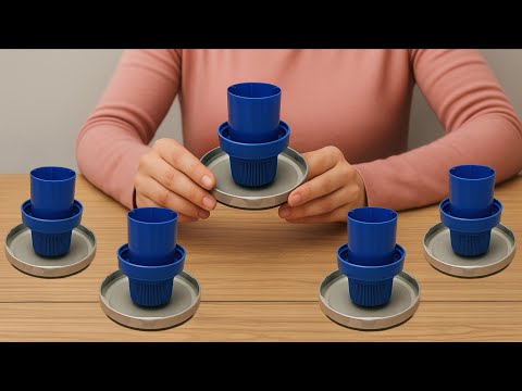 Don’t Throw Away Plastic Detergent Caps! Genius DIY Idea with Jar Lids ♻️👍