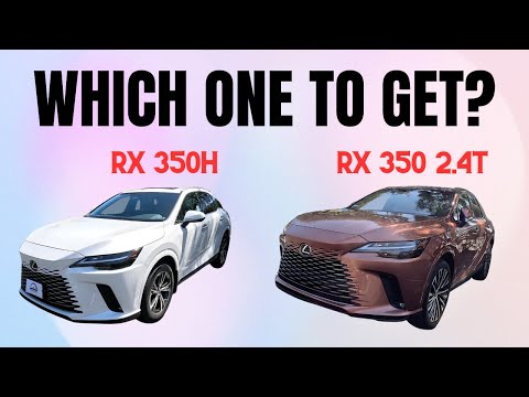 Who Wins? 2023 Lexus RX 350H VS RX 350 2.4T