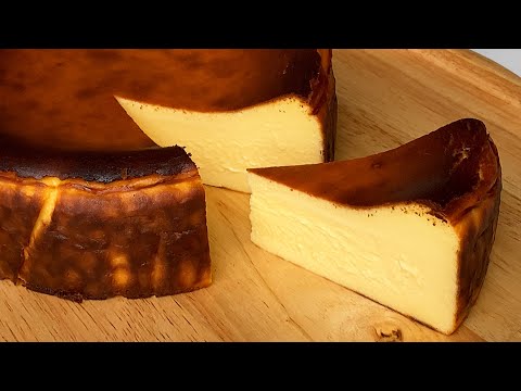 Basque Burnt Cheesecake Recipe | Smooth & Gooey Center