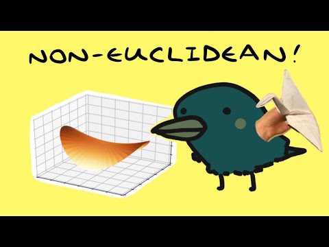 We (could) live on a 4D Pringle (Non-Euclidean Geometry and the shape of the Universe)