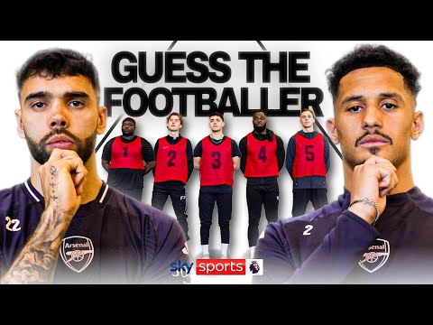 GUESS THE FOOTBALLER with Arsenal's William Saliba & David Raya  | Pick The Pro