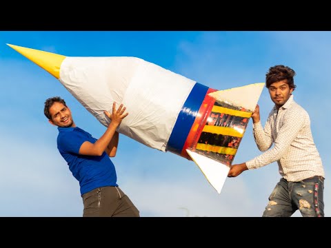Will Our Rocket Fly...Booomb Powered !😂