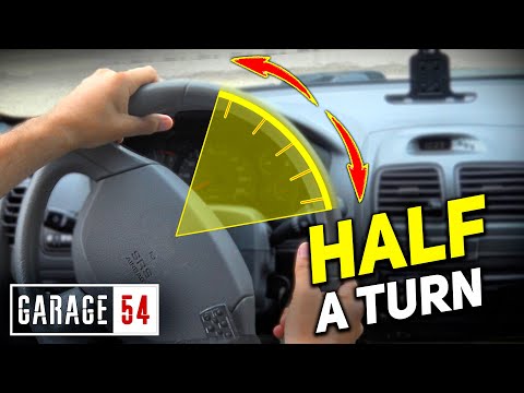 We set up the most sensitive steering