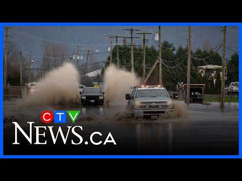 B.C. atmospheric river also brings risk of landslides, major flooding to coastal region