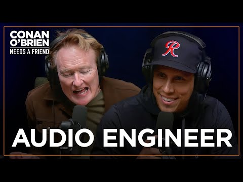 Conan Confronts His Audio Engineer About A Technical Issue | Conan O'Brien Needs A Friend